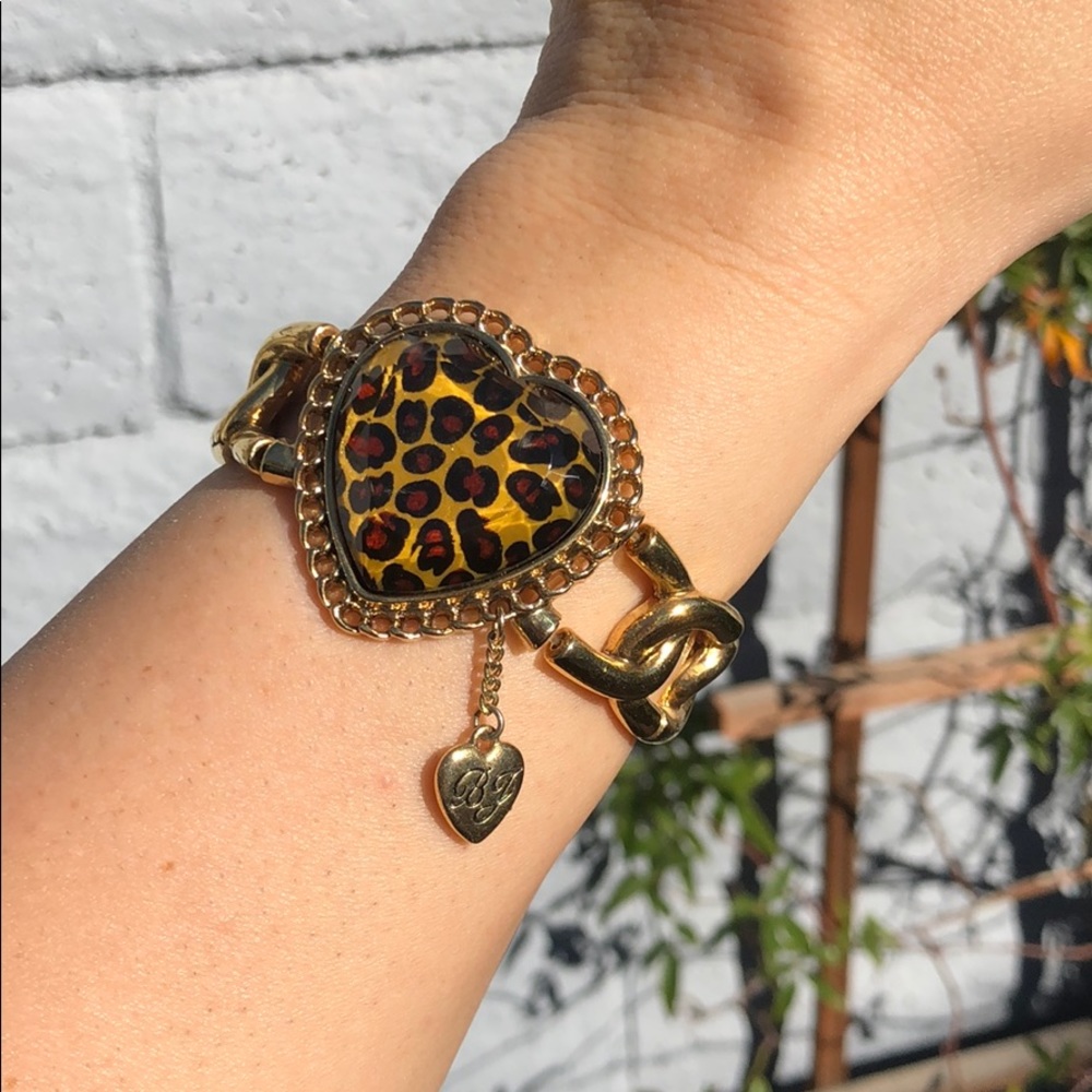 Betsey Johnson leopard bracelet